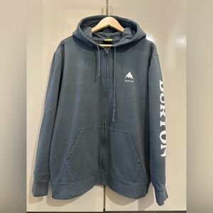 #2702 Burton Elite Full-Zip Hoodie Size XL Color Gray